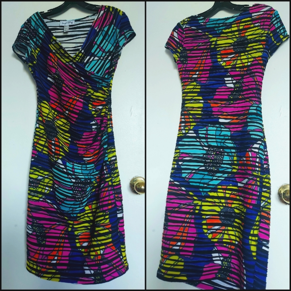 🔥 Final sale🎈 Multi-colored floral dress S_ NWOT